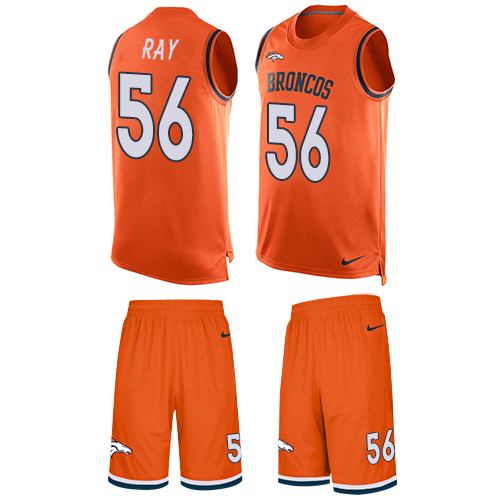 Nike Broncos #56 Shane Ray Orange Team Color Men's Stitched NFL Limited Tank Top Suit Jersey